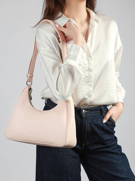 Schoudertas Manaus Leder Nathan baume Roze brasil 2 ander zicht 1